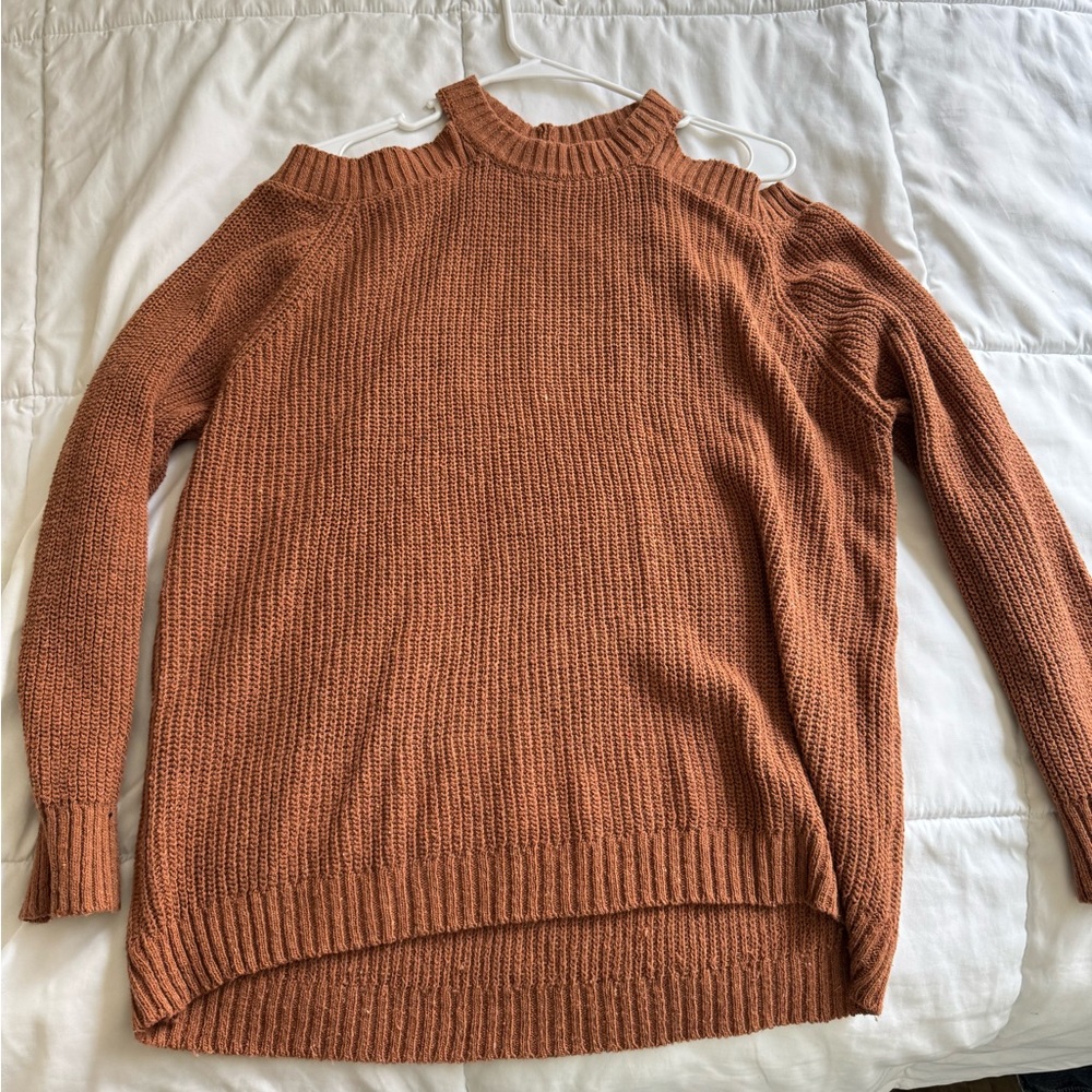 High Neck, Off the shoulder sweater